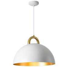 Artcraft AC12001BR - Pantheon - 1-Light Pendant - 19.5" - Gold/White