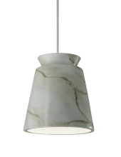 Justice Design Group CER-6425-STOC-NCKL-RIGID - Small Trapezoid Pendant