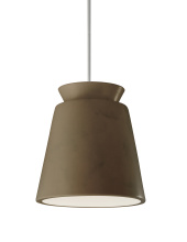 Justice Design Group CER-6425-TERA-NCKL-RIGID - Small Trapezoid Pendant