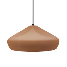 Justice Design Group CER-6595-ADOB-MBLK-BKCD - Large Crease 1-Light Pendant