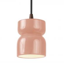 Justice Design Group CER-6500-BSH-DBRZ-BKCD - Short Hourglass Pendant