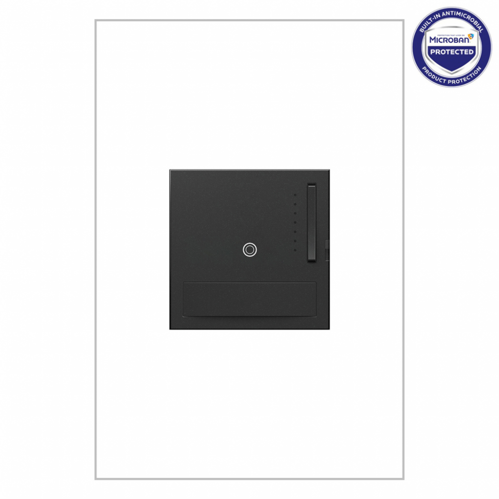 adorne 700W Incandescent/Halogen Motion Sensor Dimmer, Graphite, with Microban