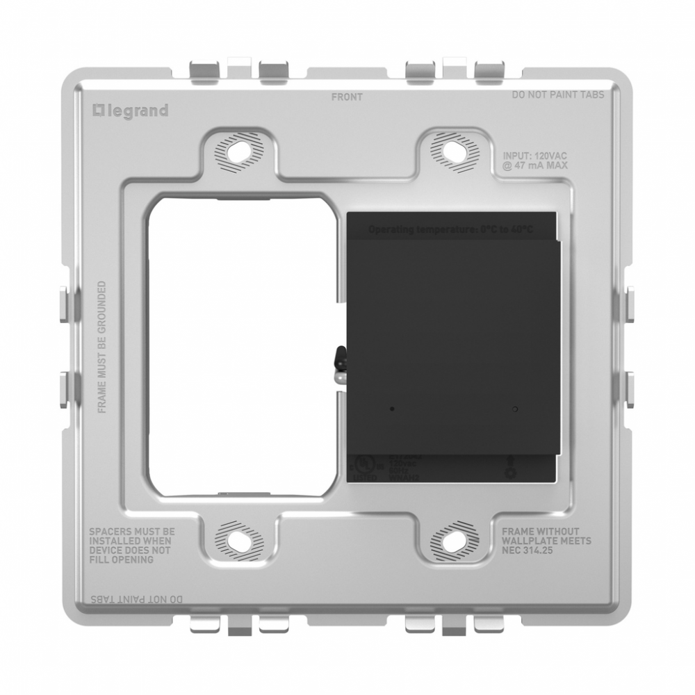 adorne Smart Surface-Mount Gateway with Netatmo, Graphite