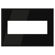 Legrand AWC3GBLN4 - adorne Black Nickel Three-Gang Screwless Wall Plate