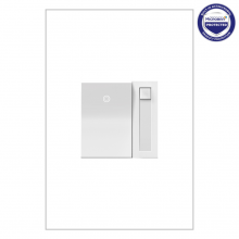 Legrand ADPD4FBL3P2W4 - adorne 0-10V Paddle Dimmer, White, with Microban