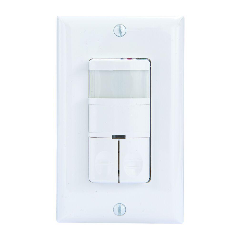 Commercial Grade Dual Load In-Wall PIR Occupancy
