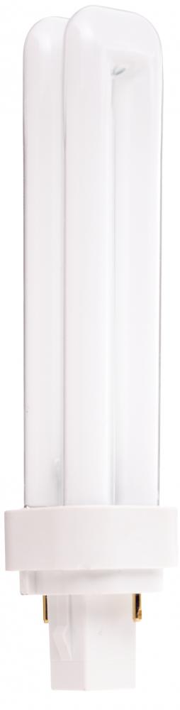18 Watt; pin-based Compact Fluorescent; 2700K; 82 CRI; G24d-2 base