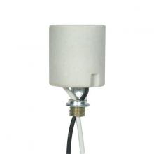 Satco Products Inc. 80/1708 - Keyless Porcelain Socket With Hickey And Nipple; Unglazed; 660W; 250V