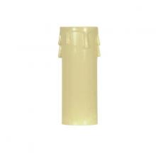 Satco Products Inc. 90/1517 - Plastic Drip Candle Cover; Ivory Plastic Drip; 1-13/16" Inside Diameter; 1-1/4" Outside