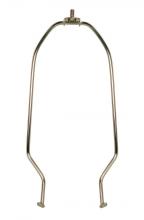 Satco Products Inc. 90/2255 - Heavy Duty Harp; Polished Nickel Finish; 10" Height; 1/4-27 Thread