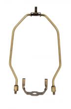 Satco Products Inc. 90/2266 - Heavy Duty Harp; Antique Brass Finish; 8" Height; 1/8 IP Saddle; 1/4-27 Thread; 125 Carton