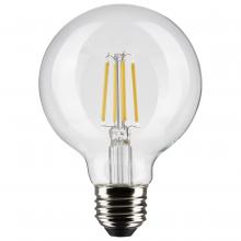 Satco Products Inc. S21227 - 4.5 Watt G25 LED Filament; Clear; Medium base; 90 CRI; 3000K; 120 Volt