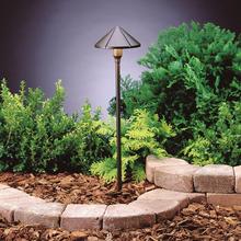 Kichler 15826AZT27R - Center Mount 2700K LED Path Light Textured Architectural Bronze