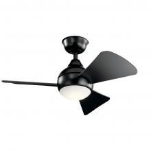 Kichler 330150SBK - Sola LED 3000K 34" Fan Satin Black