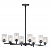 Kichler 44035BK - Winslow 8 Light Chandelier Black