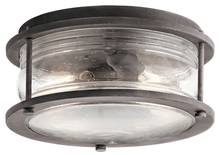 Kichler 49669WZC - Ashland Bay 2 Light Flush Mount Weathered Zinc