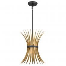Kichler 52460BK - Felicity 12.5" 1 Light Pendant Black