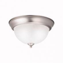 Kichler 8111NI - 11.25" 2 Light Flush Mount Brushed Nickel