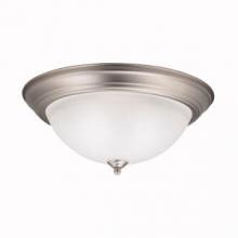 Kichler 8116NI - 15.25" 3 Light Flush Mount Brushed Nickel