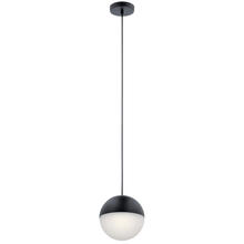 Kichler 83854MBKWH - Moonlit LED 3000K 7.75" Pendant Matte Black with White Glass
