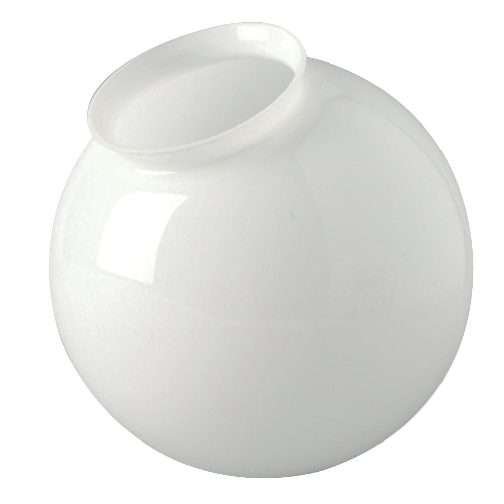 6&#34; White Glass Globe for 3-1/4&#34; Holder