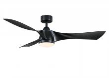 Fanimation FPD6858BL - Klear - 56 inch - BL with BL Blades and LED LK