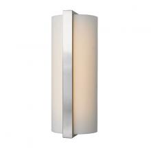 Russell Lighting L703-715/9 - Chicago - LED Wall Sconce in Brushed Chrome and White Acrylic