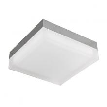Russell Lighting L385-509/16 - Block - LED Light Flush Mount in Chrome with Frosted Glass