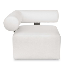 Uttermost 53033 - Uttermost Bolster Back White Outdoor Corner Sofa
